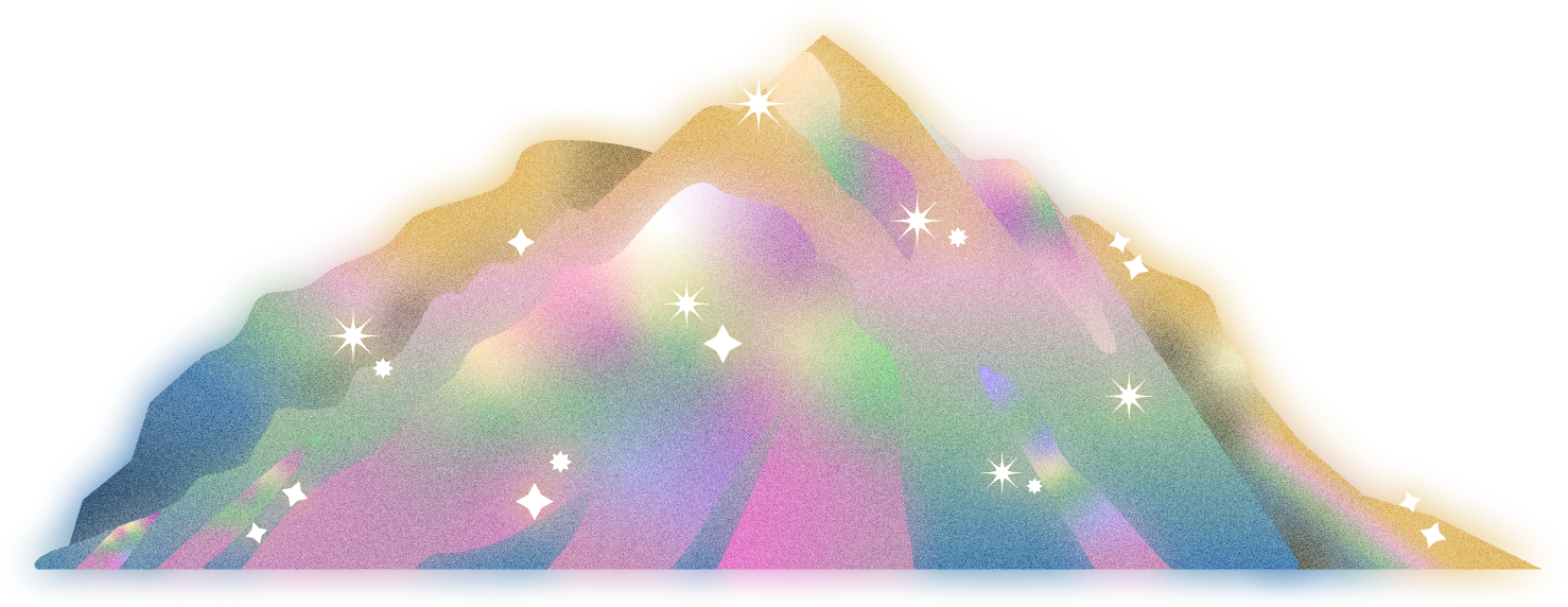 Dreamy Psychedelic Mountain