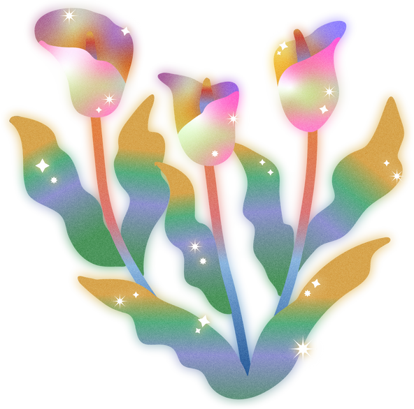 Dreamy Psychedelic Flowers